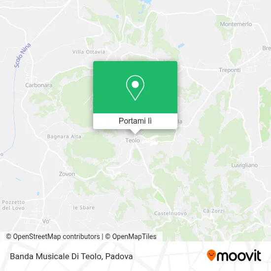 Mappa Banda Musicale Di Teolo