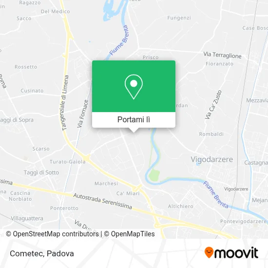 Mappa Cometec