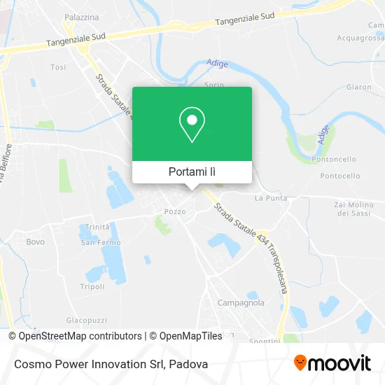 Mappa Cosmo Power Innovation Srl