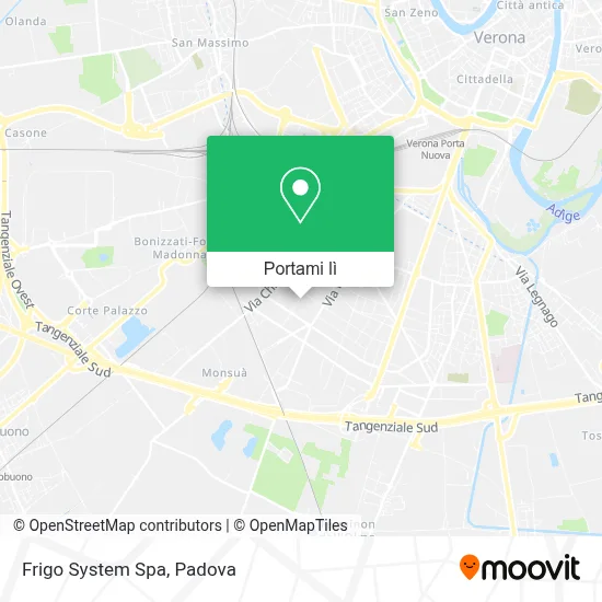 Mappa Frigo System Spa