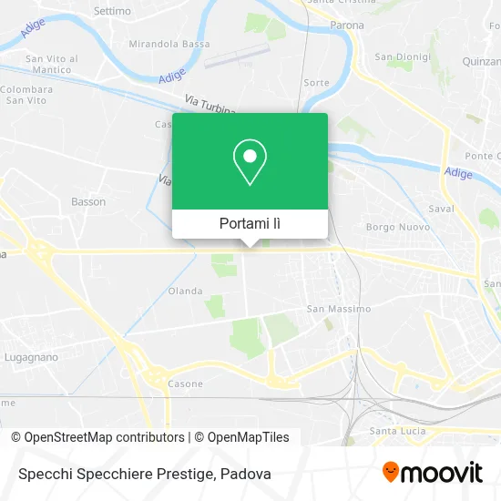 Mappa Specchi  Specchiere Prestige