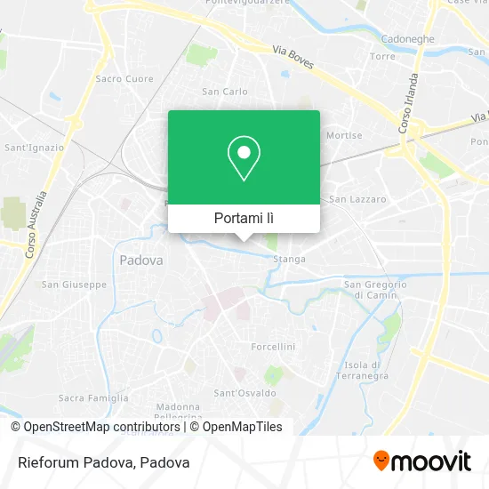 Mappa Rieforum Padova