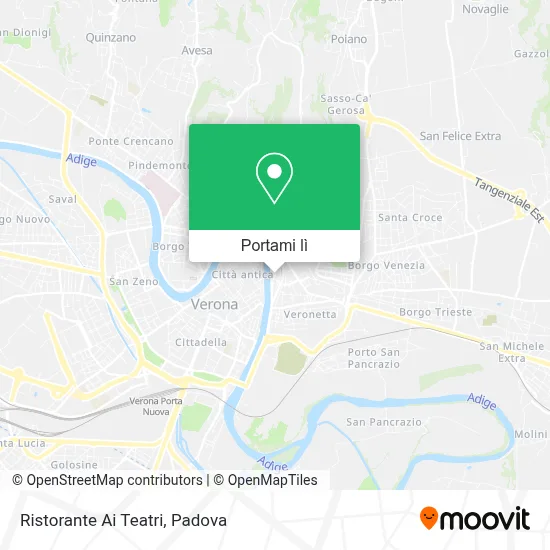 Mappa Ristorante Ai Teatri