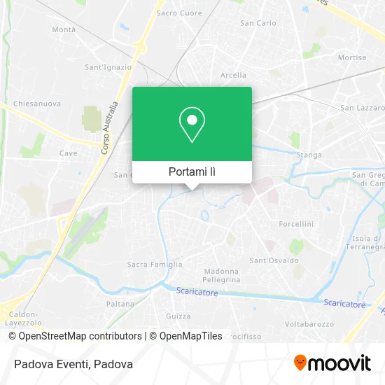 Mappa Padova Eventi