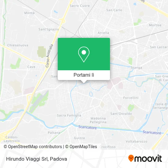 Mappa Hirundo Viaggi Srl