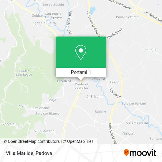Mappa Villa Matilde