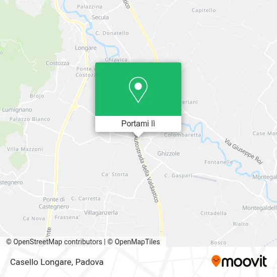Mappa Casello Longare