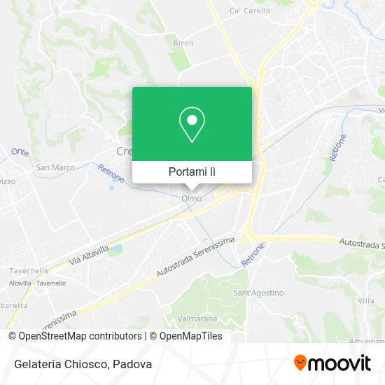 Mappa Gelateria Chiosco