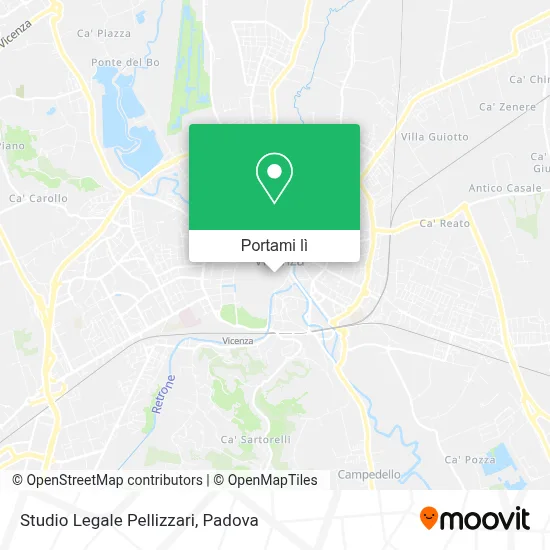 Mappa Studio Legale Pellizzari