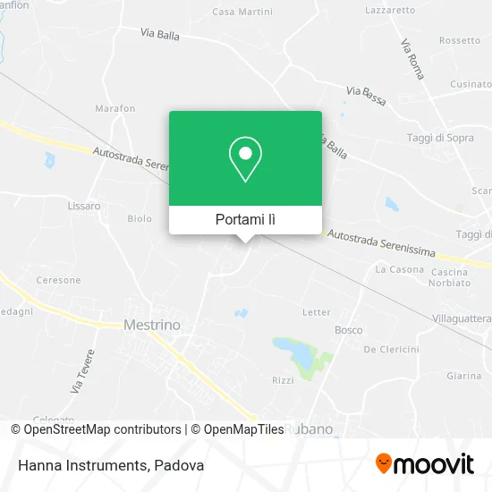 Mappa Hanna Instruments