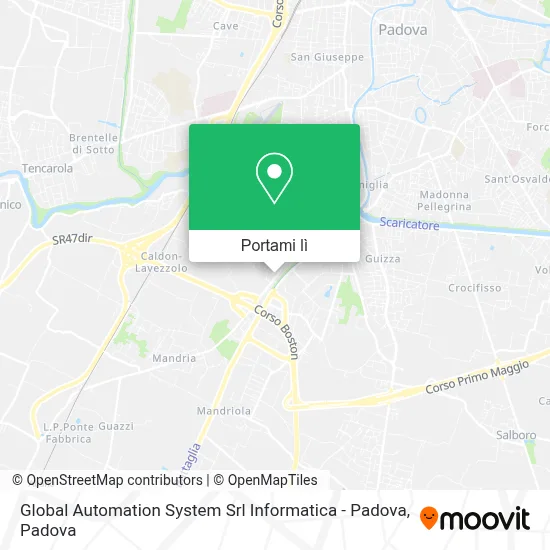 Mappa Global Automation System Srl Informatica - Padova