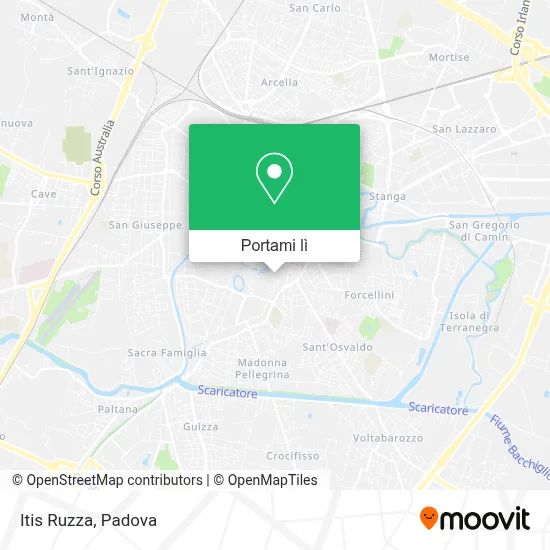 Mappa Itis Ruzza