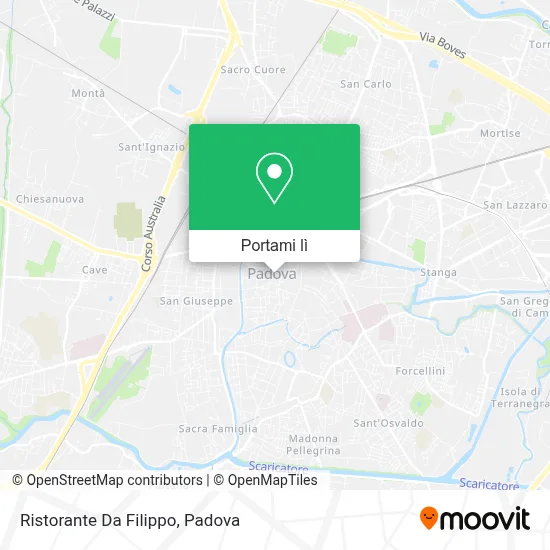 Mappa Ristorante Da Filippo