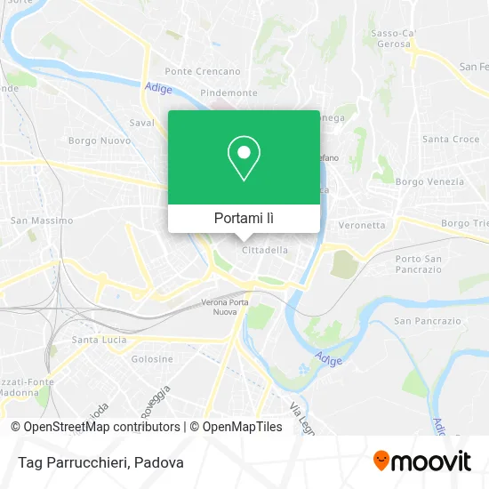 Mappa Tag Parrucchieri