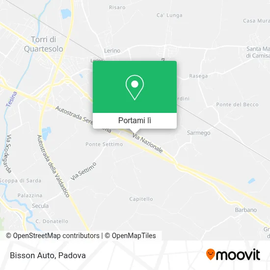 Mappa Bisson Auto