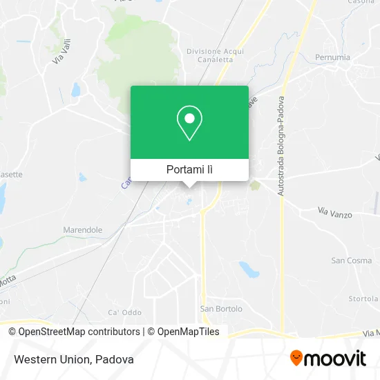 Mappa Western Union
