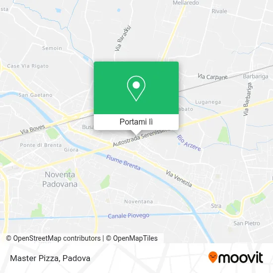 Mappa Master Pizza