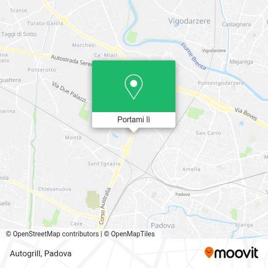 Mappa Autogrill