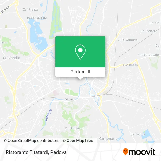 Mappa Ristorante Tiratardi