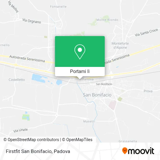Mappa Firstfit San Bonifacio
