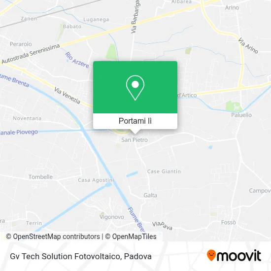 Mappa Gv Tech Solution Fotovoltaico