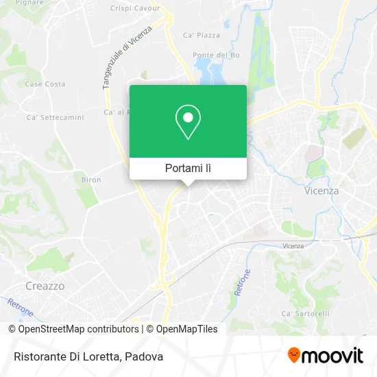 Mappa Ristorante Di Loretta