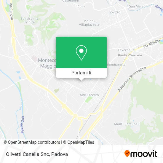 Mappa Olivetti Canella Snc