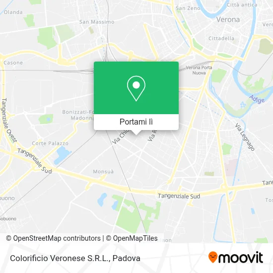Mappa Colorificio Veronese S.R.L.