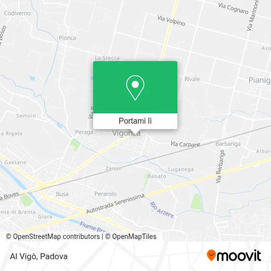 Mappa Al Vigò