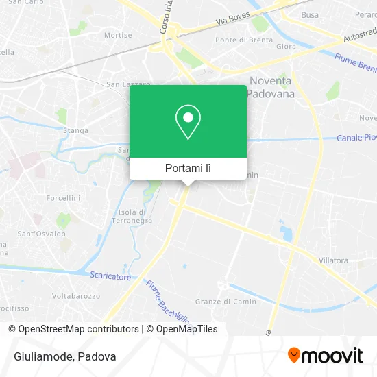 Mappa Giuliamode