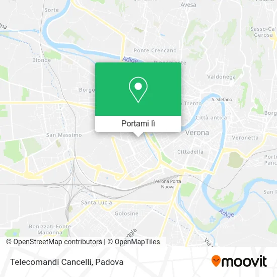 Mappa Telecomandi Cancelli