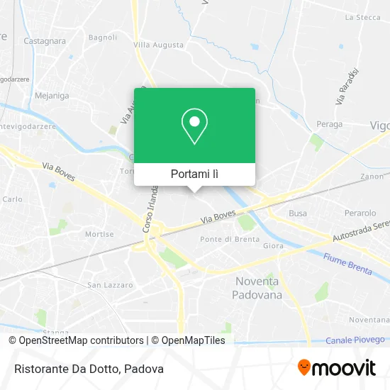 Mappa Ristorante Da Dotto