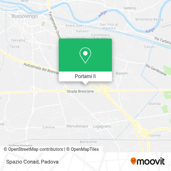 Mappa Spazio Conad
