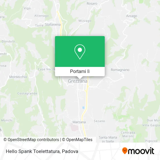 Mappa Hello Spank Toelettatura