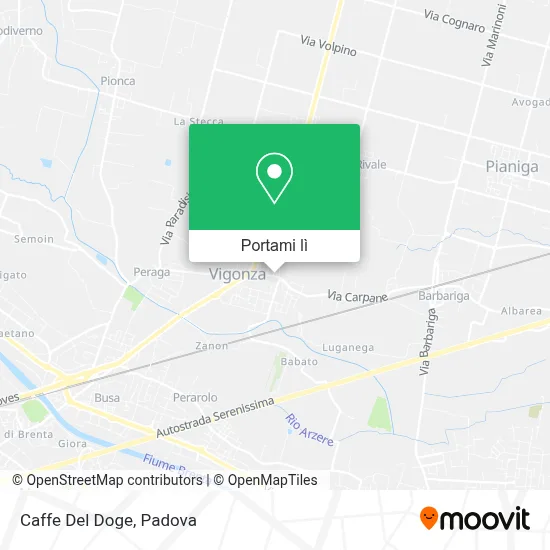 Mappa Caffe Del Doge