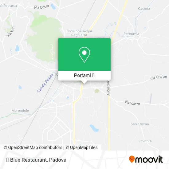 Mappa Il Blue Restaurant