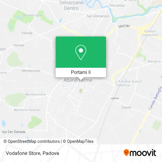 Mappa Vodafone Store