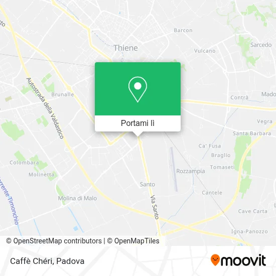 Mappa Caffè Chéri