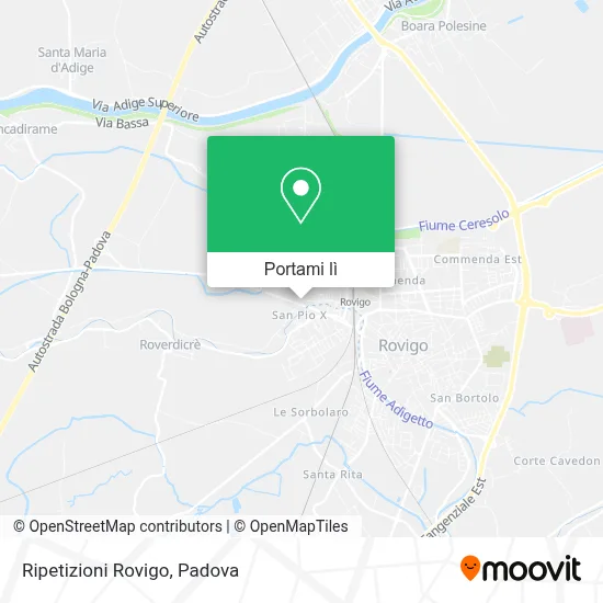 Mappa Ripetizioni Rovigo