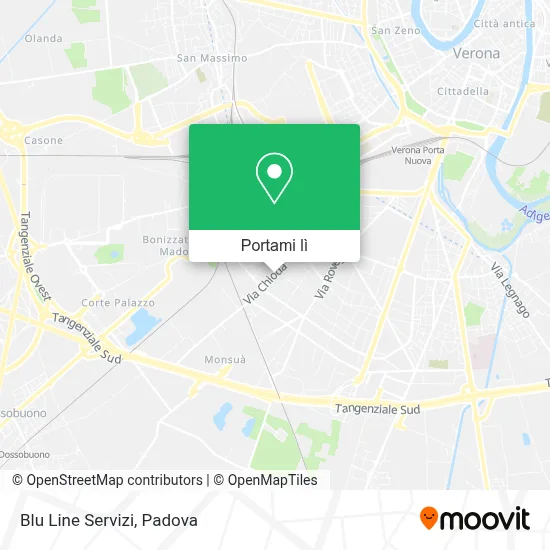 Mappa Blu Line Servizi