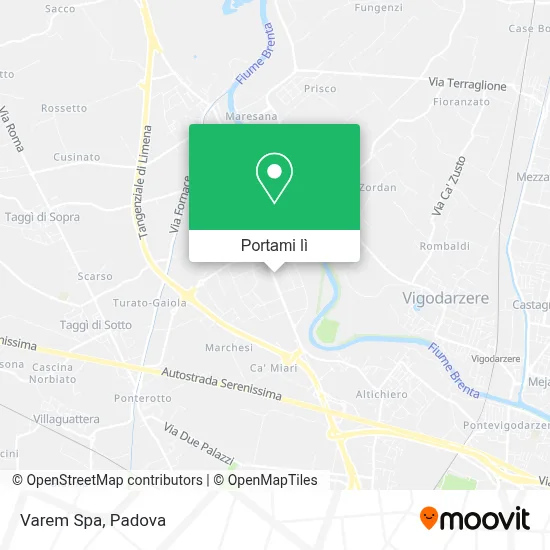 Mappa Varem Spa