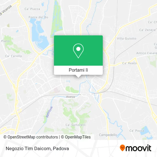 Mappa Negozio Tim Daicom