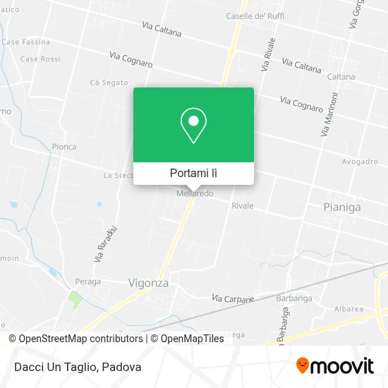 Mappa Dacci Un Taglio