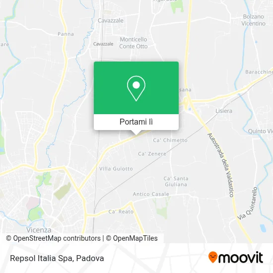 Mappa Repsol Italia Spa