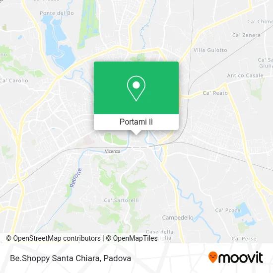 Mappa Be.Shoppy Santa Chiara