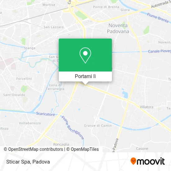Mappa Sticar Spa
