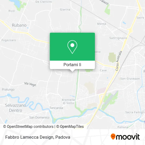 Mappa Fabbro Lamecca Design
