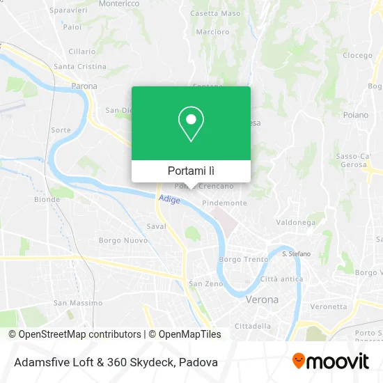 Mappa Adamsfive Loft & 360 Skydeck