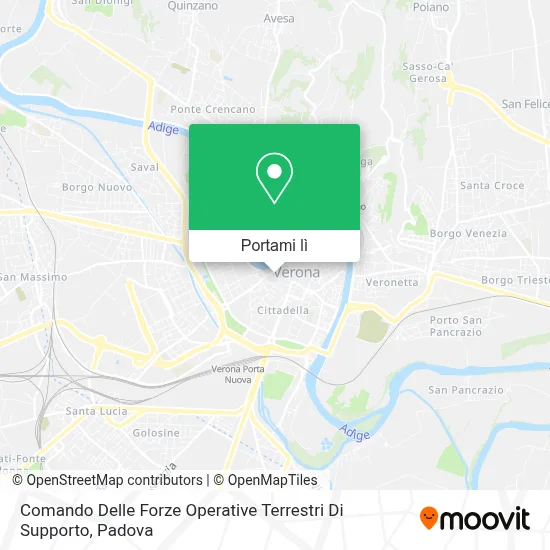 Mappa Comando Delle Forze Operative Terrestri Di Supporto