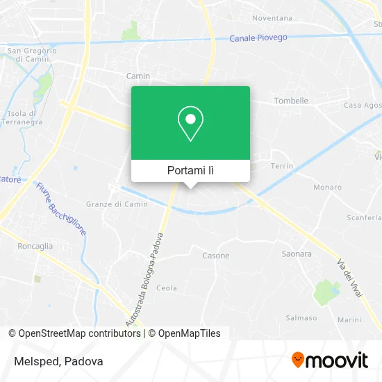 Mappa Melsped